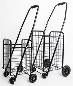 Chariot roulant pliable pour faire du shopping